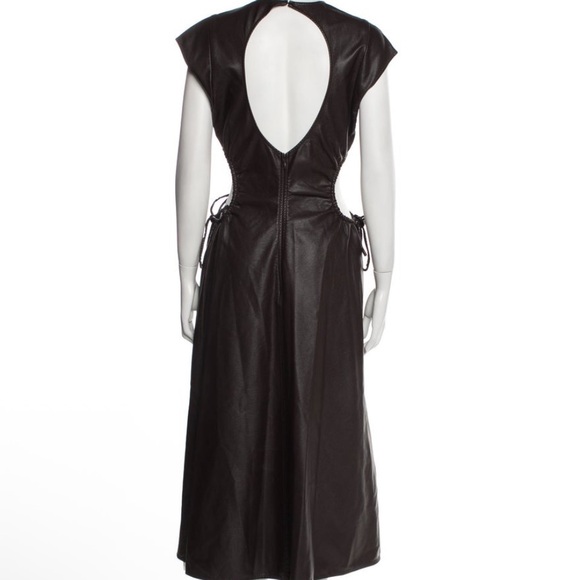 ruffle layered midi dress Linen Strap Ruffle Midi Dress